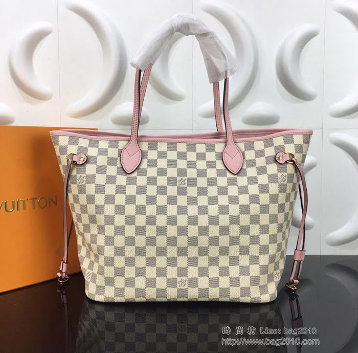 路易威登LV女包 頂級原單 M44363 Neverfull 全新演繹經典手袋 內置可脫卸式拉鏈手包 時尚購物袋 手提包  ydh2599